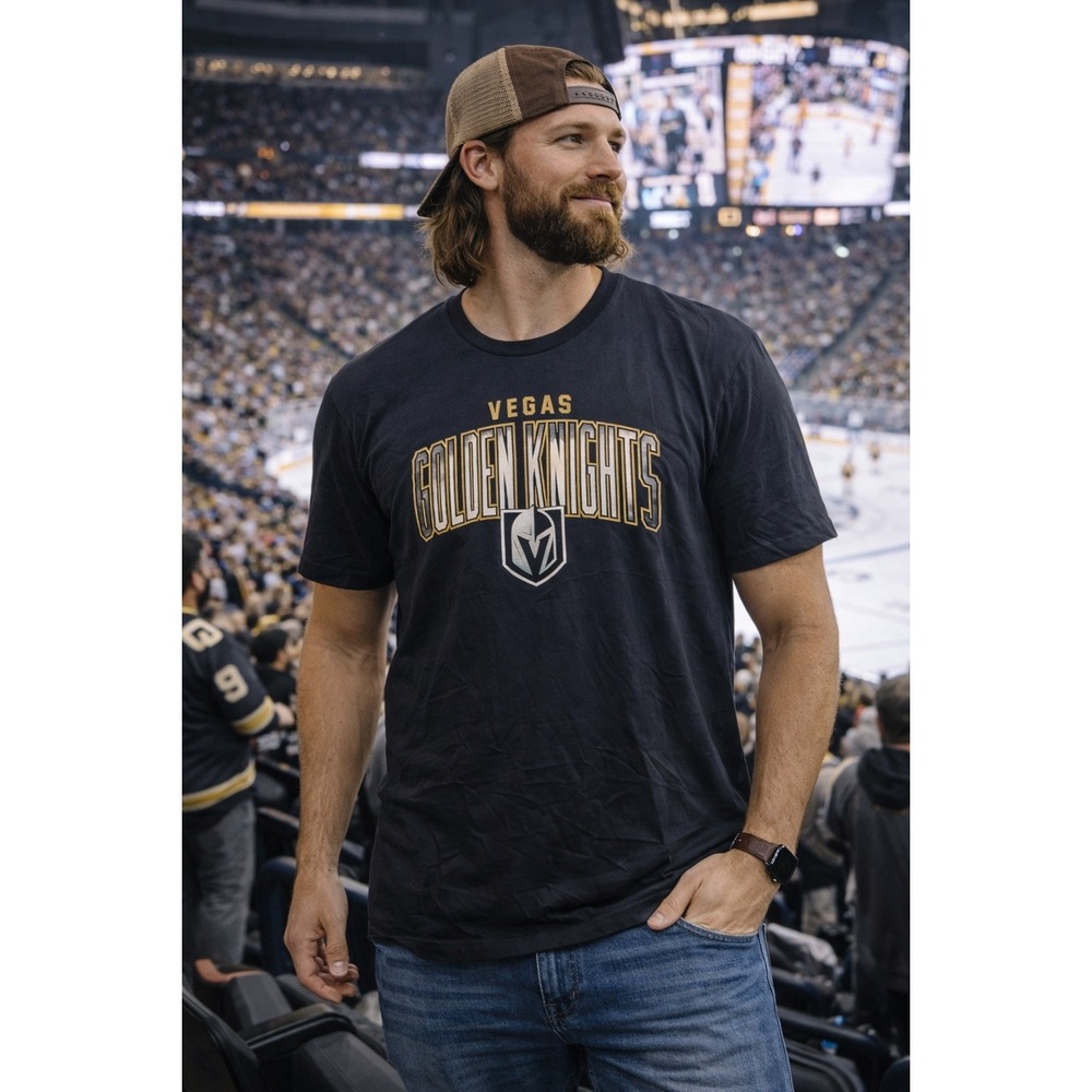 Vegas Golden Knights T‎ Shirt Mens XL Fanatics NHL Hockey Graphic Tee Black
